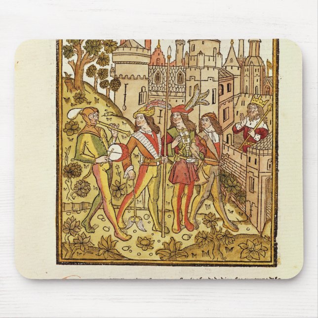 Staden av guden och staden av detta århundrade musmatta (Framsidan)