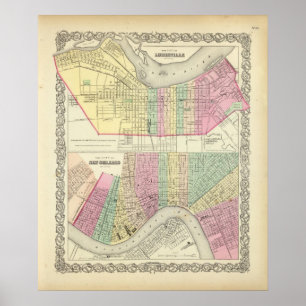 Staden av Louisville Kentucky Poster