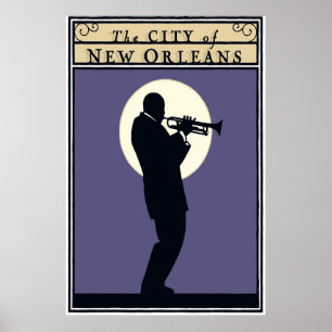 Staden av New Orleans, affisch