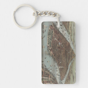 Staden av New York   1883 (färglithographen)