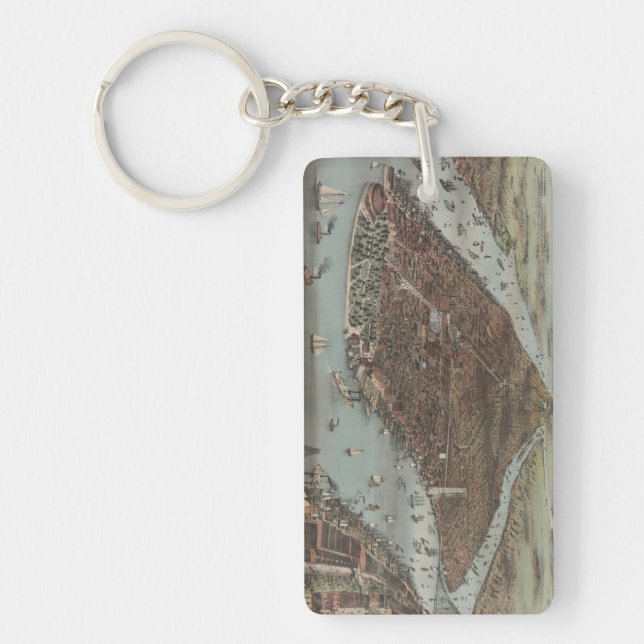 Staden av New York | 1883 (färglithographen) (Framsidan)