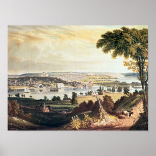 Staden av Washington från det okända marinen Poster