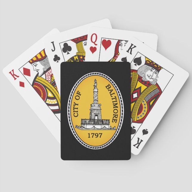 Staden Baltimore, Maryland Casinokort (Baksidan)