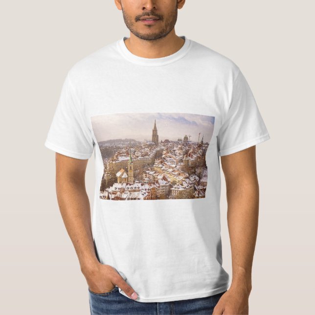 Staden Bern, Schweiz T Shirt (Framsida)