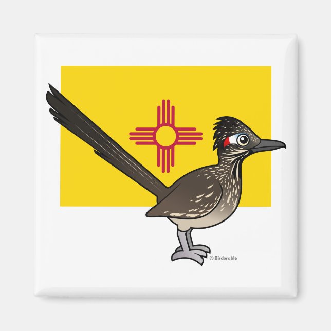 Staden Birdorable of New mexico: Roadrunner Magnet (Framsidan)