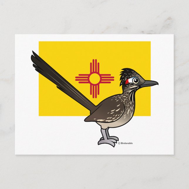 Staden Birdorable of New mexico: Roadrunner Vykort (Framsida)