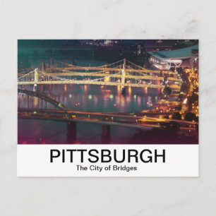 Staden Bridges, Allegheny River Vykort