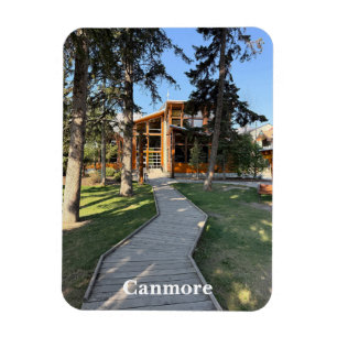 Staden Canmore i Alberta Kanada Magnet