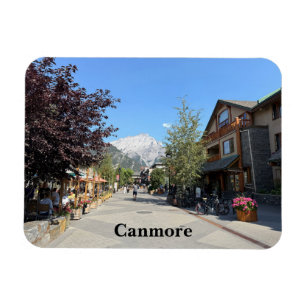 Staden Canmore i Alberta Kanada Magnet