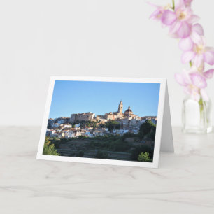 Staden Chelva, Bergstad, Spanien Kort