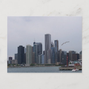 Staden Chicago Vykort