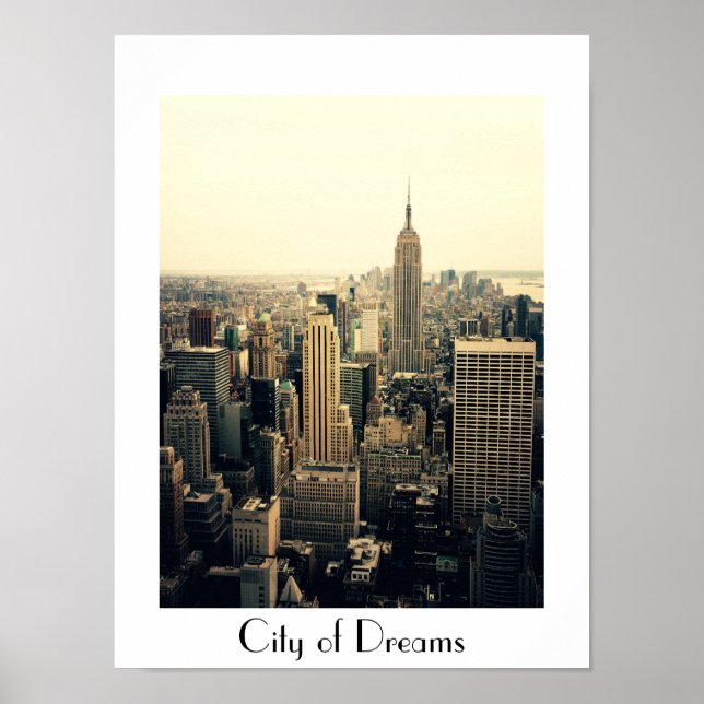 Staden Dreams - New York City Poster (Framsidan)