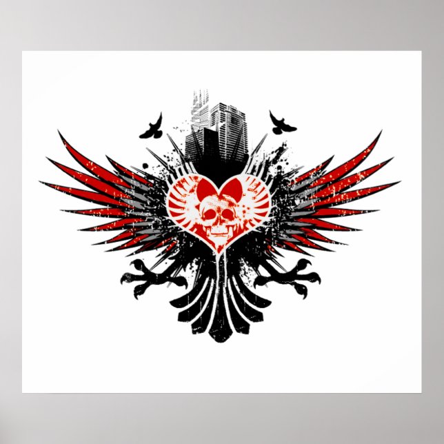 Staden Dreams (Röda) Poster (Framsidan)