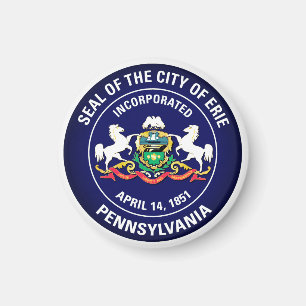 Staden Erie, Pennsylvania Magnet