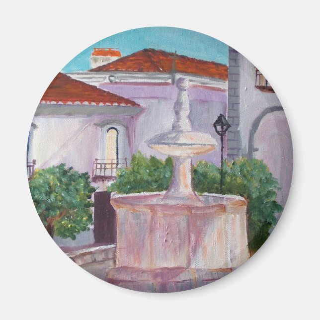 staden Evora Portugal Magnet (Framsidan)