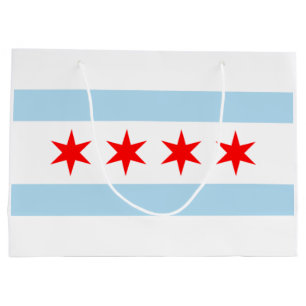Staden Flagga of Chicago (Illinois)