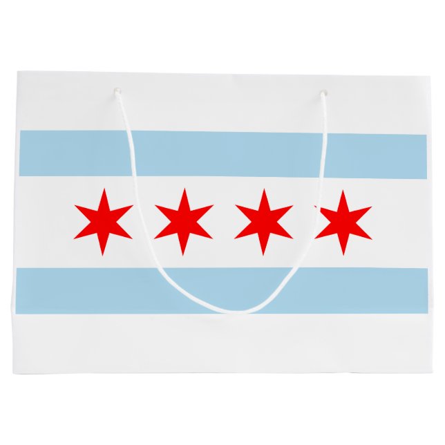 Staden Flagga of Chicago (Illinois) (Baksidan)