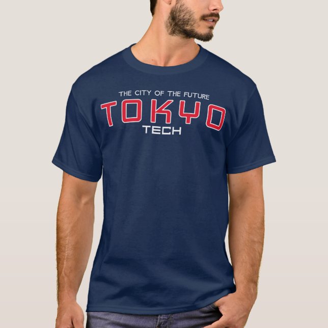 Staden framtidokyoech rolig t shirt (Framsida)