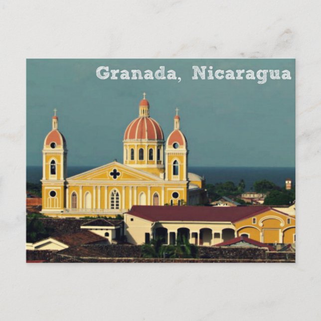 Staden Granada, Nicaragua Postcard Vykort (Framsida)