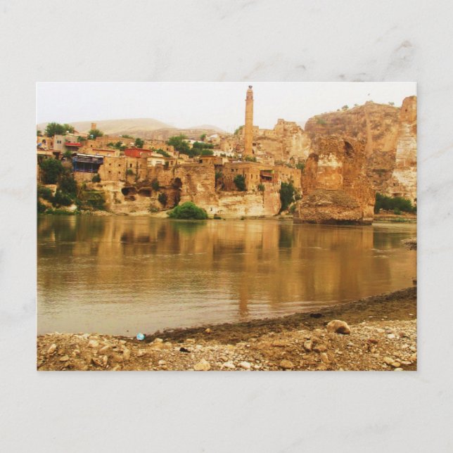 Staden Hasankeyf, Turkiet PHOTO Vykort (Framsida)