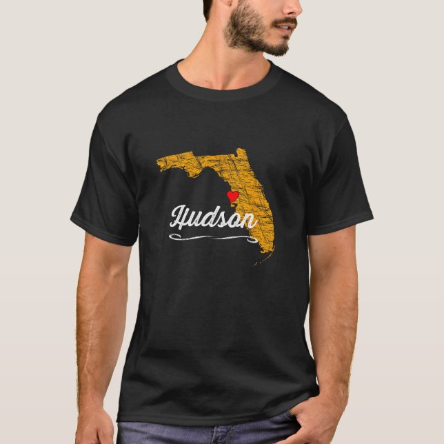 Staden HUDSON FLORIDA - FL Merch Souvenir - Graph T Shirt (Framsida)
