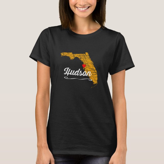 Staden HUDSON FLORIDA - FL Merch Souvenir - Graph T Shirt (Framsida)