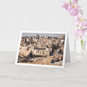 Staden Jerusalem Kort