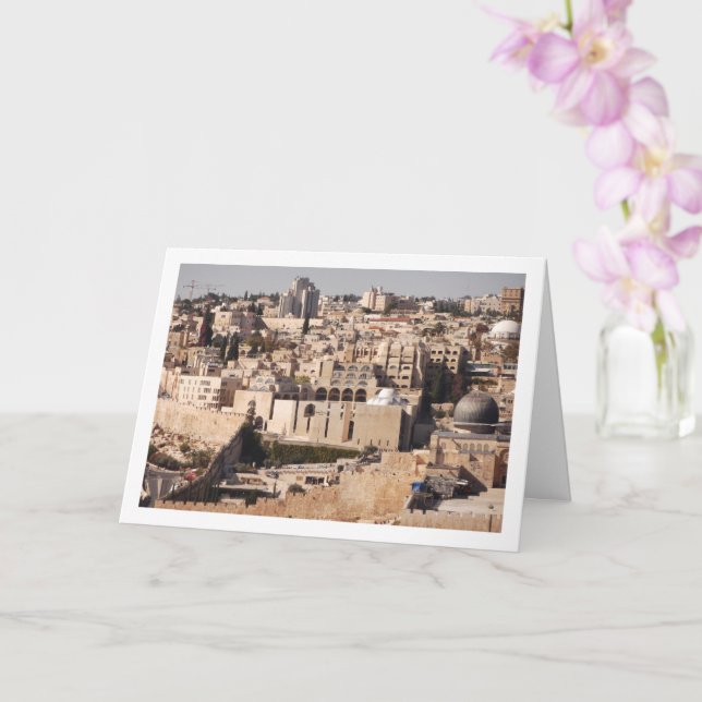 Staden Jerusalem Kort (Orkide)