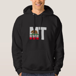 Staden Kalifornien Flagga Montana Cities och State Hoodie