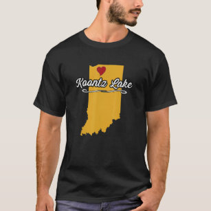 Staden Koontz Sjö Indiana Hoosier Merch T Shirt