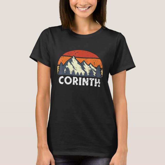 Staden Korintiska antikens grekiska stad T Shirt (Framsida)
