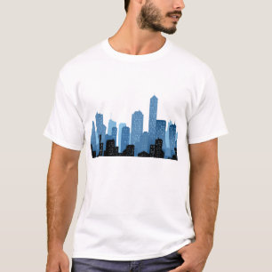 Staden landskap t-shirt
