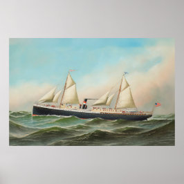 Staden Macon Steamship Reproduction Poster