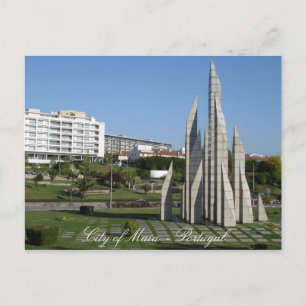 Staden Maia - Portugal Vykort