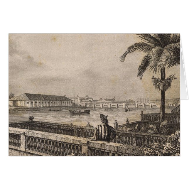 Staden Manilla Hälsningskort (Framsidan Horizontal)