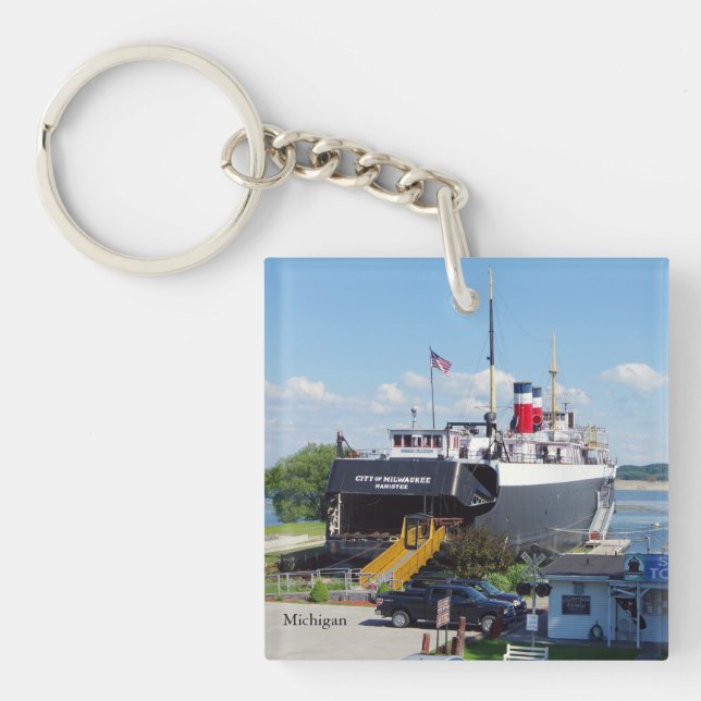 Staden Milwaukee acrylic nyckelring (Framsidan)