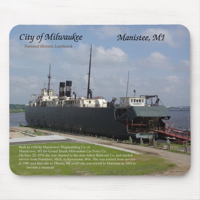 Staden Milwaukee mousepad Musmatta (Framsidan)