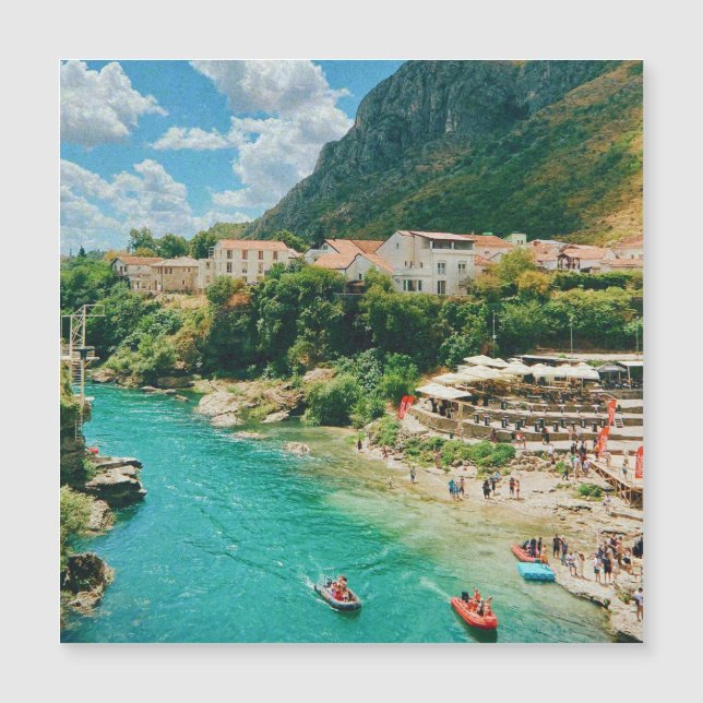 Staden Mostar - Bosnien och Hercegovina (Framsida)