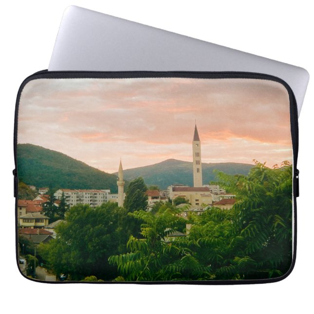 Staden Mostar - Bosnien och Hercegovina Laptop Fodral (Framsidan)