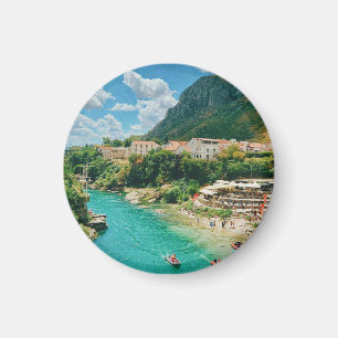 Staden Mostar - Bosnien och Hercegovina Magnet