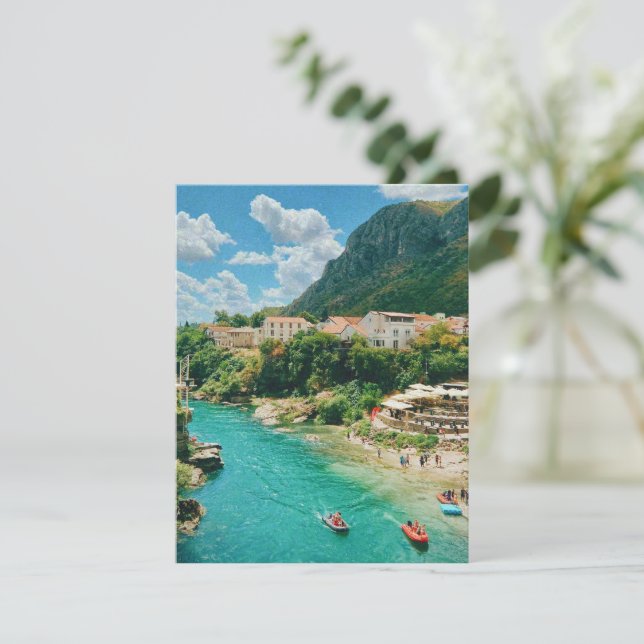 Staden Mostar - Bosnien och Hercegovina OSA Kort (Stående Fram)