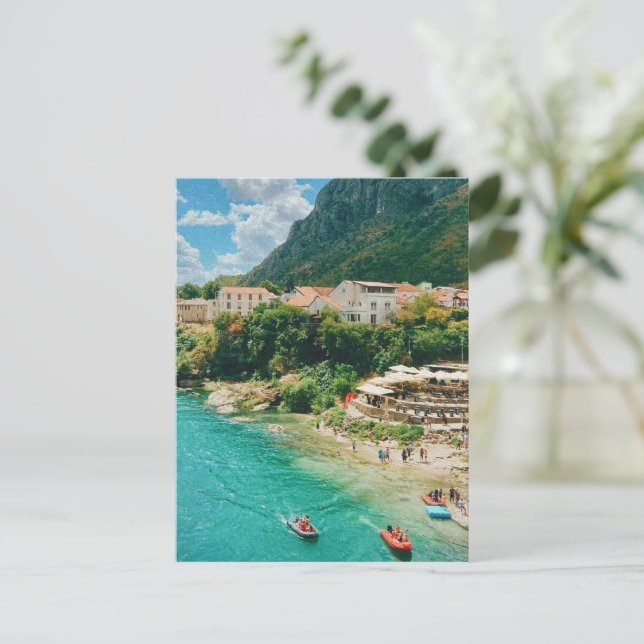 Staden Mostar - Bosnien och Hercegovina Vykort (Stående Fram)