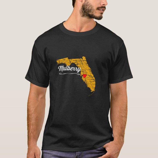 Staden Mulberry Florida Fl Merch Souvenir Graph T Shirt (Framsida)