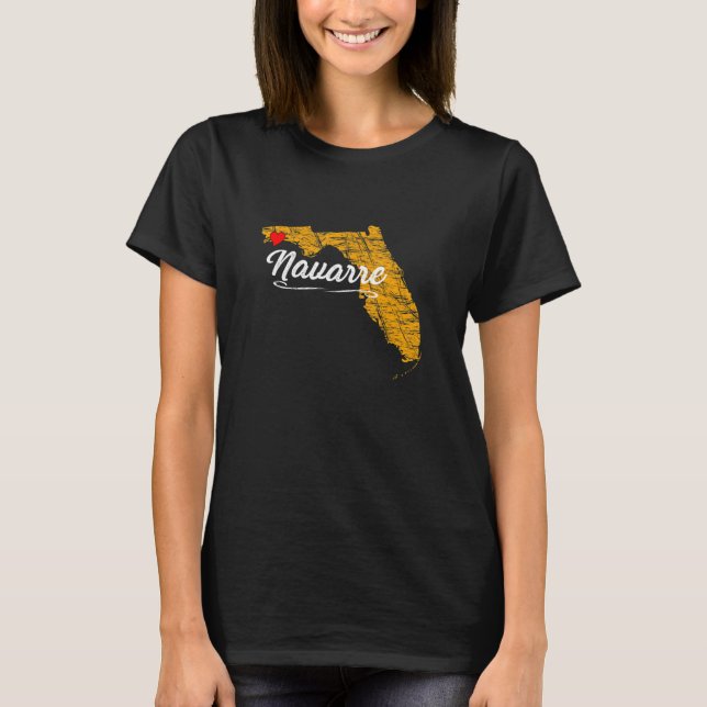 Staden NAVARRE - FLORIDA Merch Souvenir - Graphic T Shirt (Framsida)
