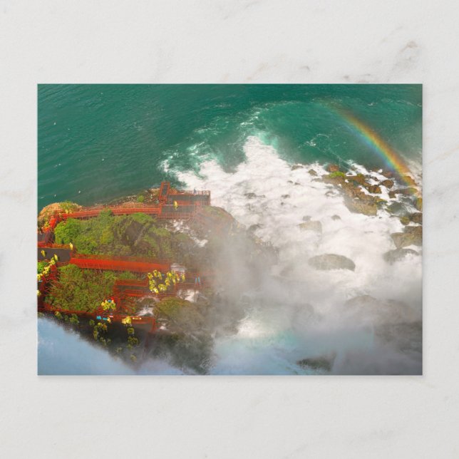 Staden - Niagara NY - öga i en orkan Vykort (Framsida)