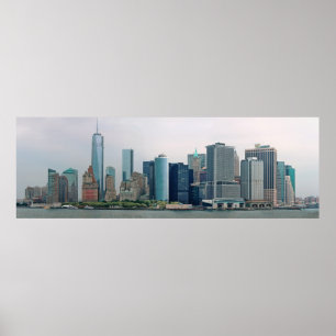 Staden - NY - Finansieringsdistriktet Poster