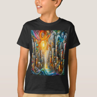 Staden på natten t shirt