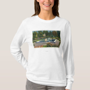 Staden parkerar italienareron som trädgården tee shirt
