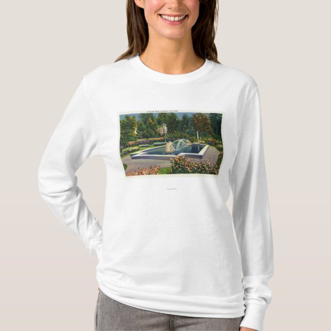 Staden parkerar italienareron som trädgården tee shirt (Framsida)