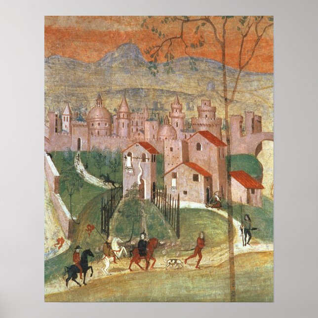Staden Prato (fresco) Poster (Framsidan)